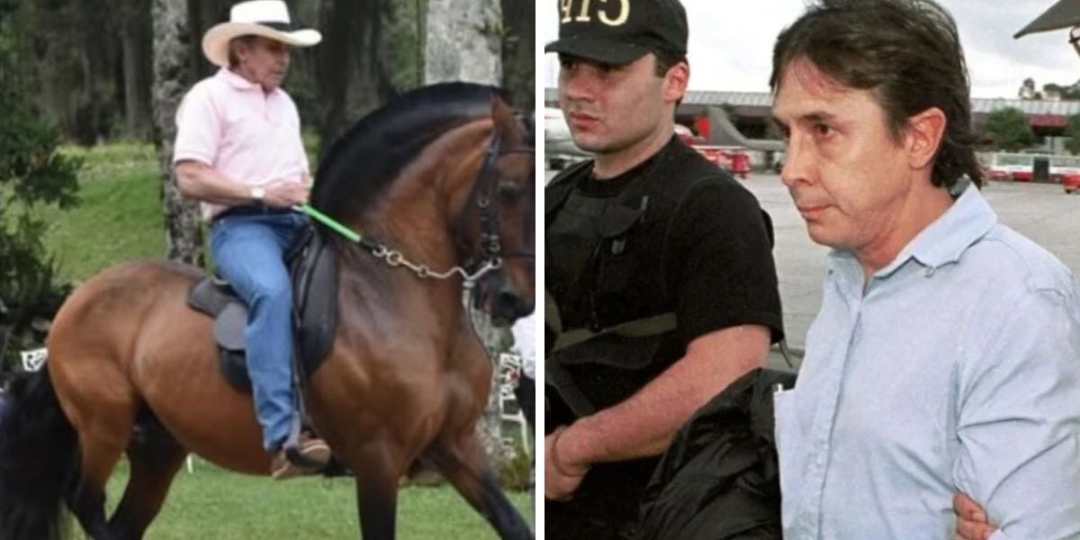 Montando caballos finos en Medellín, así pasa sus días el excapo Fabio Ochoa