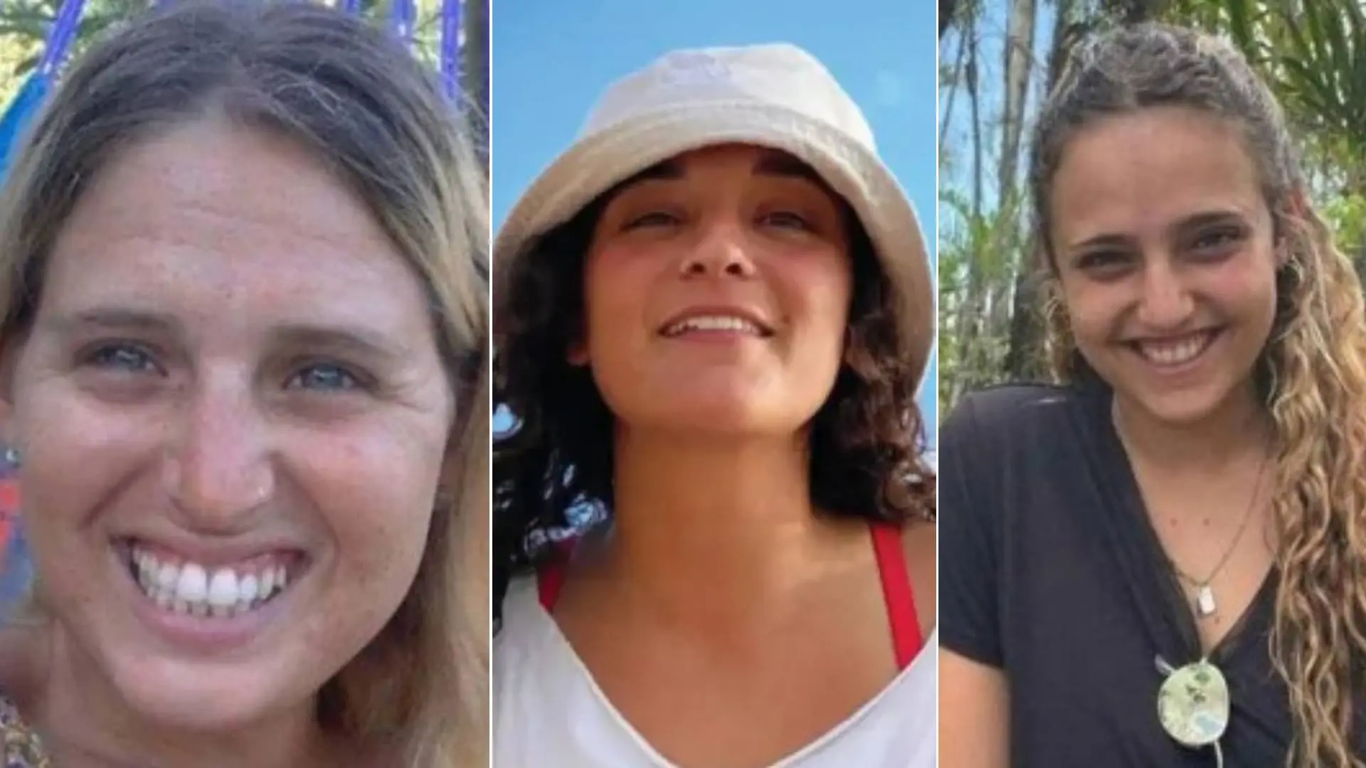 Tres mujeres son las primeras rehenes israelíes que Hamás liberará en el alto el fuego Tres mujeres son las primeras rehenes israelíes que Hamás liberará en el alto el fuego