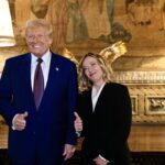Trump podría eximir a Italia de los aranceles porque le «gusta mucho» Meloni