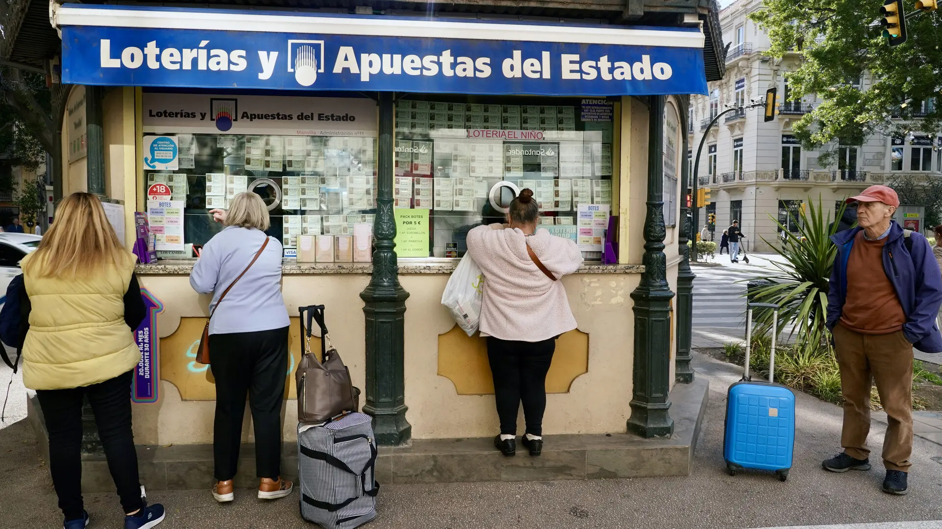 Un acertante de la Bonoloto gana más de 852.000 euros con un boleto validado en Málaga