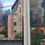 [VIDEO] Grave incendio en Chapinero: llamas consumieron una vivienda