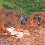 Noticias Antioquia: Quebrada en Caldas se represó por deslizamiento