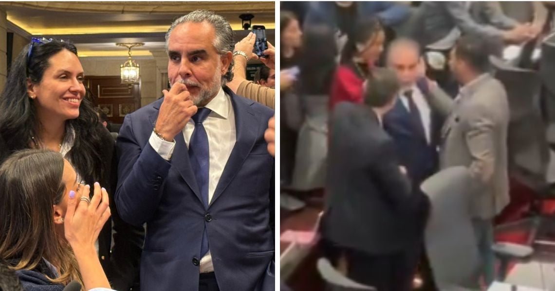 Armando Benedetti prueba fuerzas con una visita sorpresa al Congreso en plena sesión