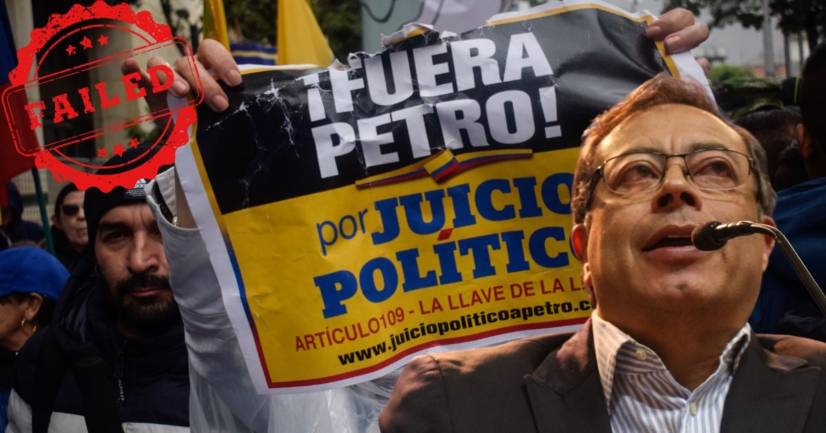 Las constantes confrontaciones que llevaron a Petro al fracaso