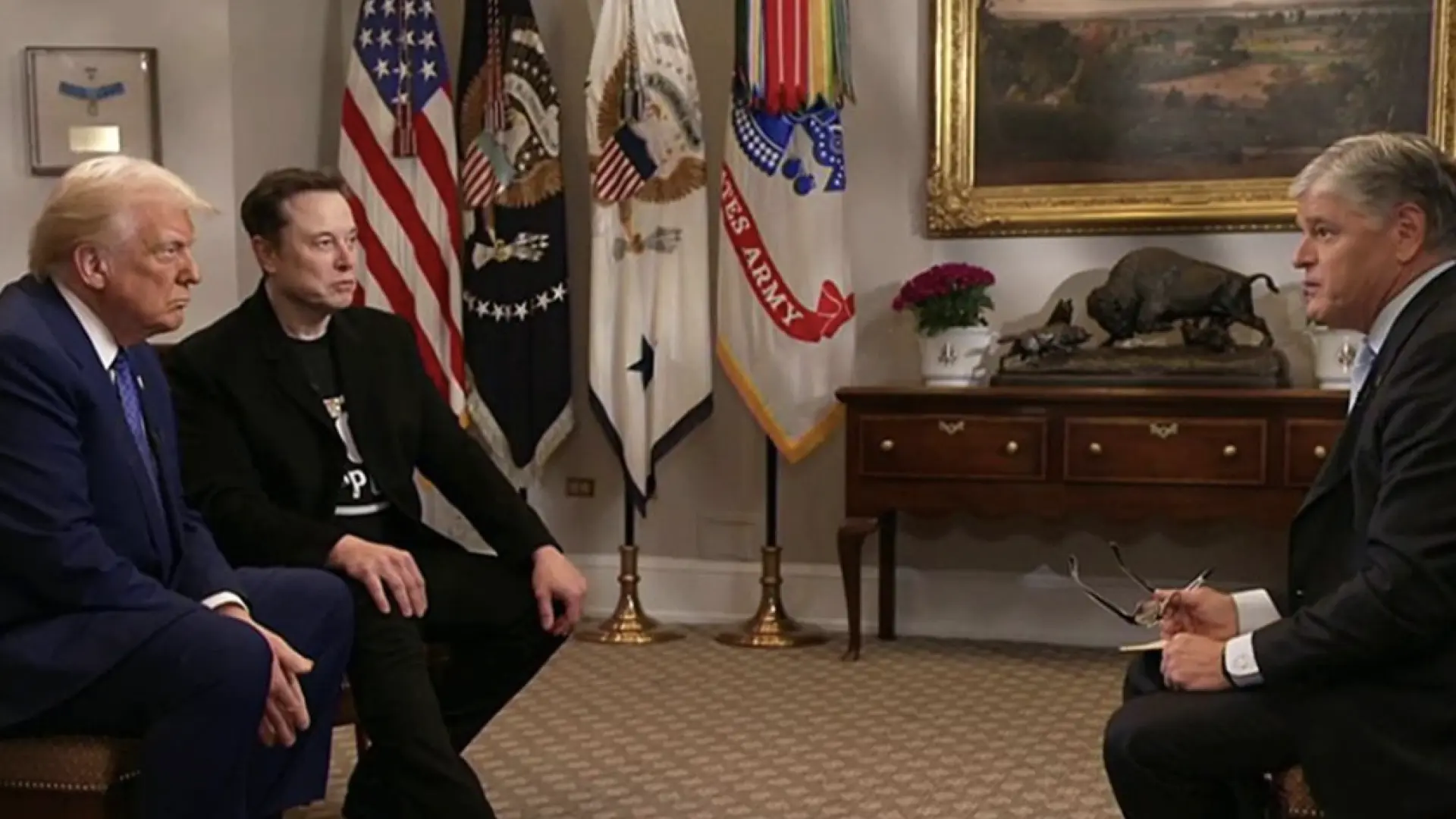 Trump y Musk exhiben su sintonía en Fox News y prometen recortes masivos en el gobierno Trump y Musk exhiben su sintonía en Fox News y prometen recortes masivos en el gobierno