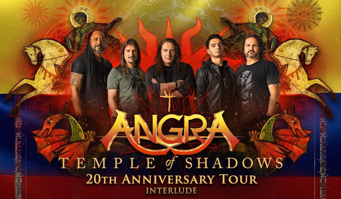 Angra, regresa a Colombia con su tour de aniversario: clásicos del metal