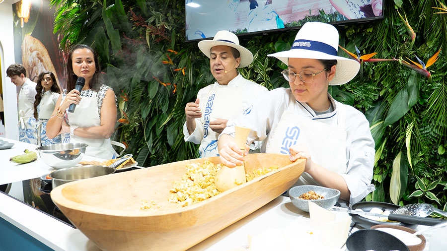 Guayas deslumbra en Madrid Fusión: Iván Grain y Doménica Señalin llevan el sabor del Pacífico a España