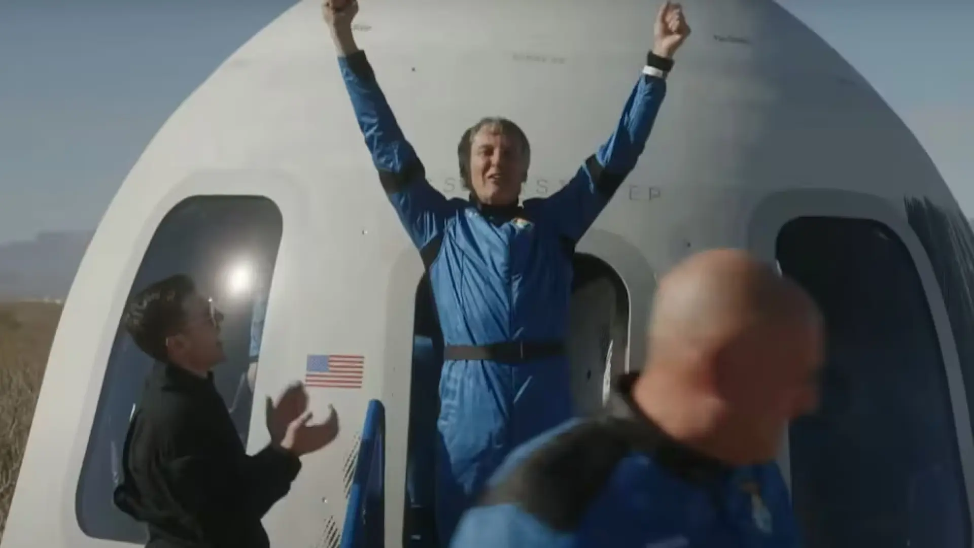 las cifras de su histórico viaje al espacio con la nave de Blue Origin
