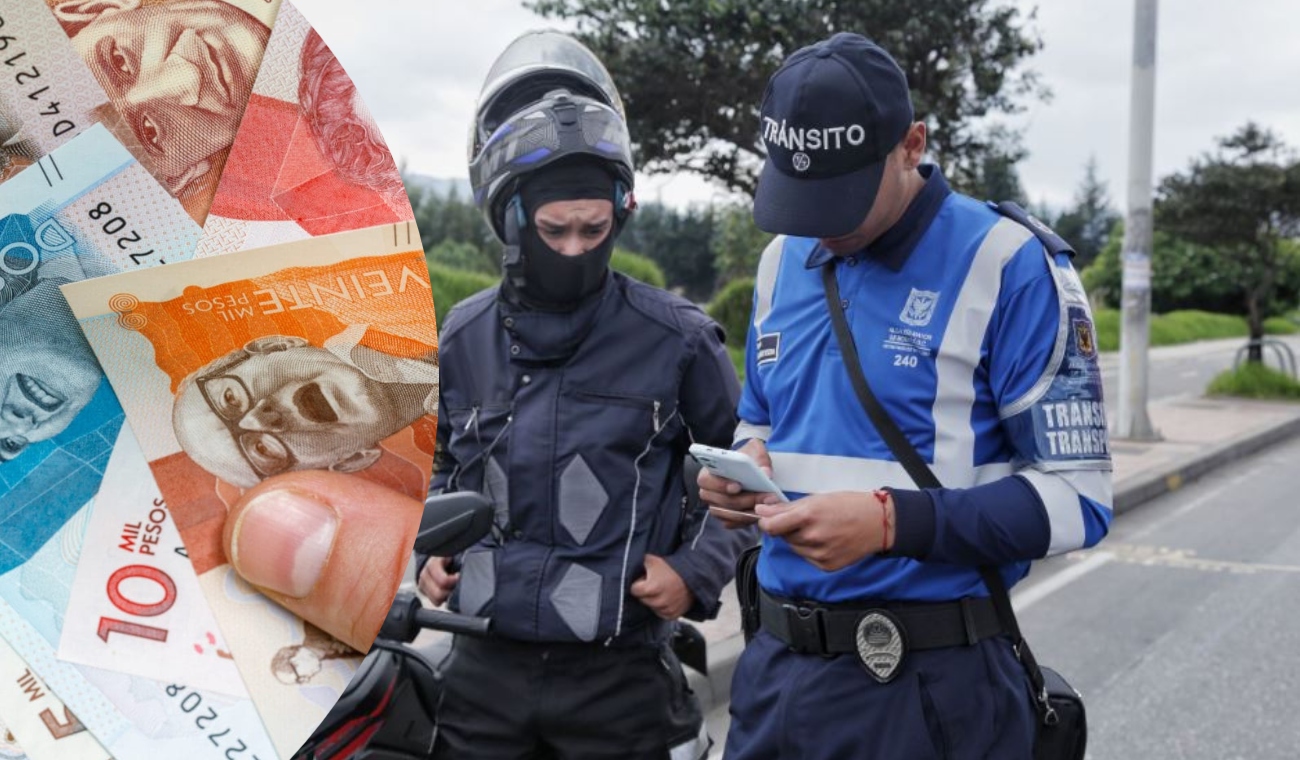 Policía de tránsito de frente contra los moteros: multas por mal parqueo