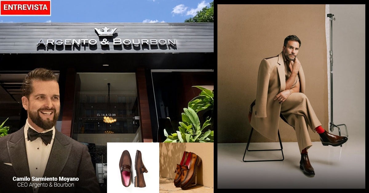 El hombre detrás de Argento & Bourbon, la marca de zapatos que conquistó a los famosos de Colombia