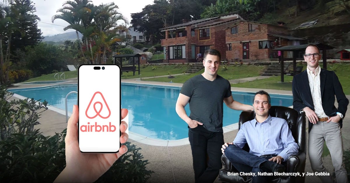 Ellos son los 3 gringos que se inventaron Airbnb, la plataforma más usada para alquilar casas y fincas Ellos son los 3 gringos que se inventaron Airbnb, la plataforma más usada para alquilar casas y fincas