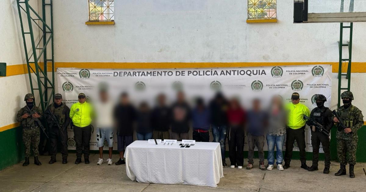 Noticias Antioquia: Capturaron a diez presuntos extorsionistas en Amalfi Noticias Antioquia: Capturaron a diez presuntos extorsionistas en Amalfi