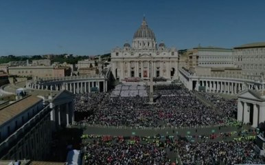 INTERNACIONAL | Impresionante: la imagen a vista de pájaro de la Plaza San Pedro en el funeral del Papa Francisco