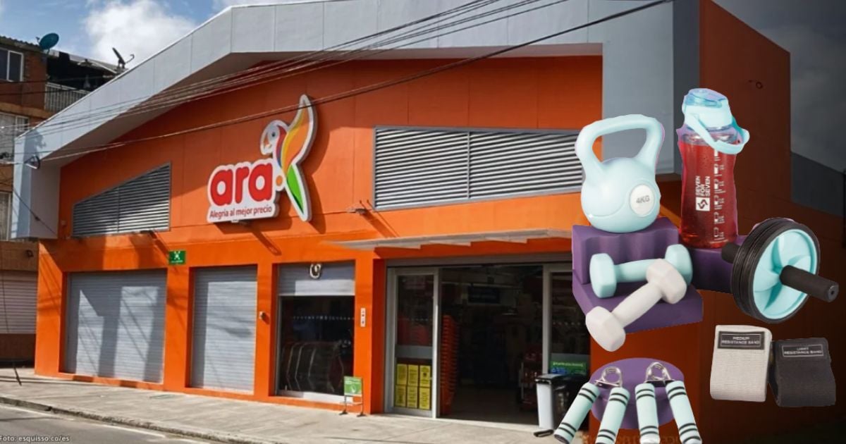 Los 7 nuevos productos de Ara para que se arme un gimnasio en casa; pesas, bandas, ruedas y más