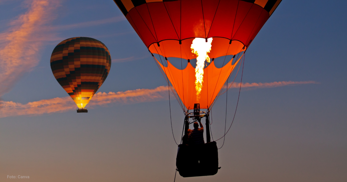 Los mejores destinos en Colombia para volar en globo aerostático y disfrutar bellos paisajes