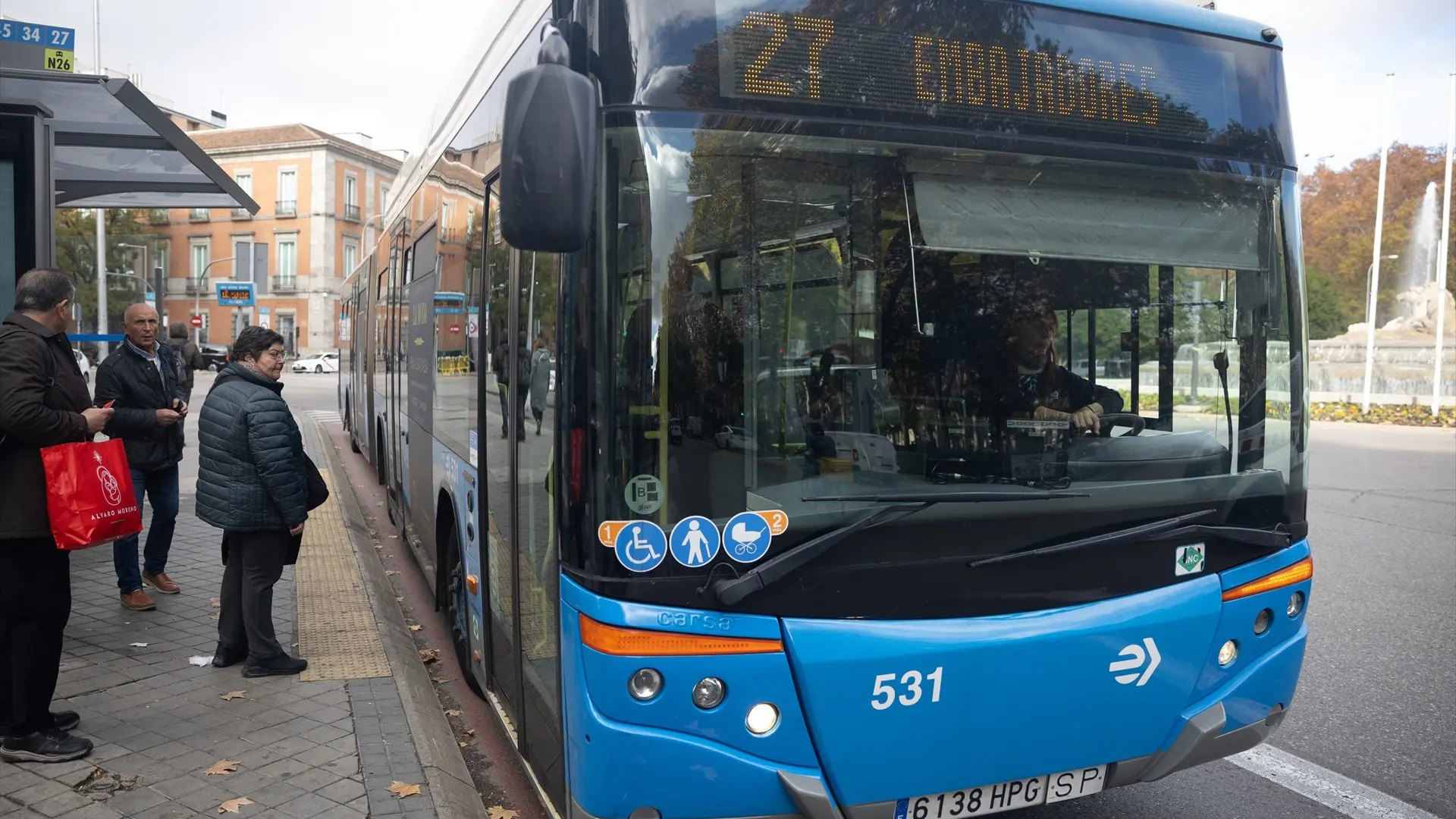 Viajar en autobús y en Bicimad será gratis en Madrid este martes y miércoles