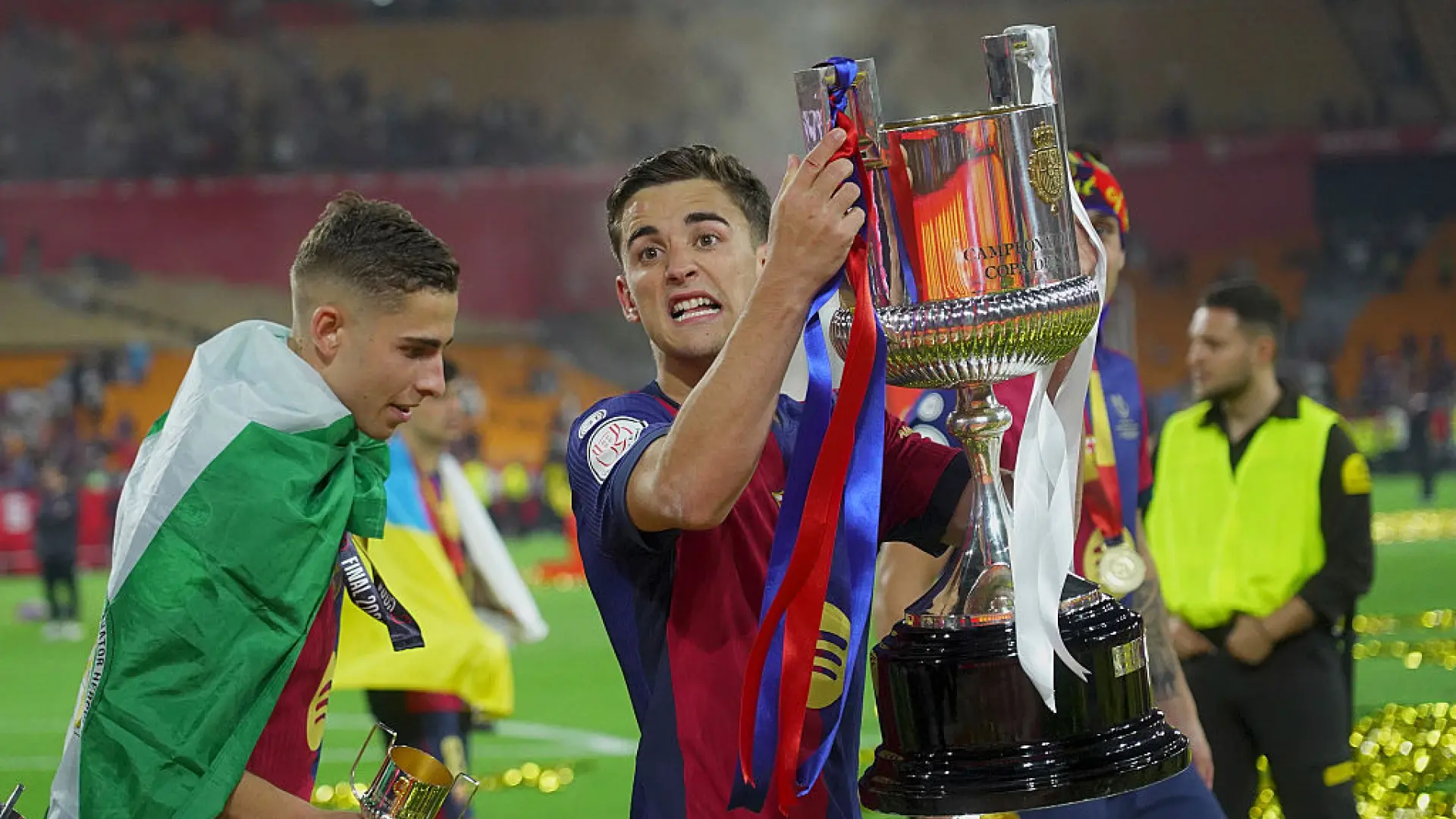 celebró la Copa del Rey en su cara