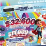 Resultados sorteo EXTRAORDINARIO de Colombia, abril 26 de 2025