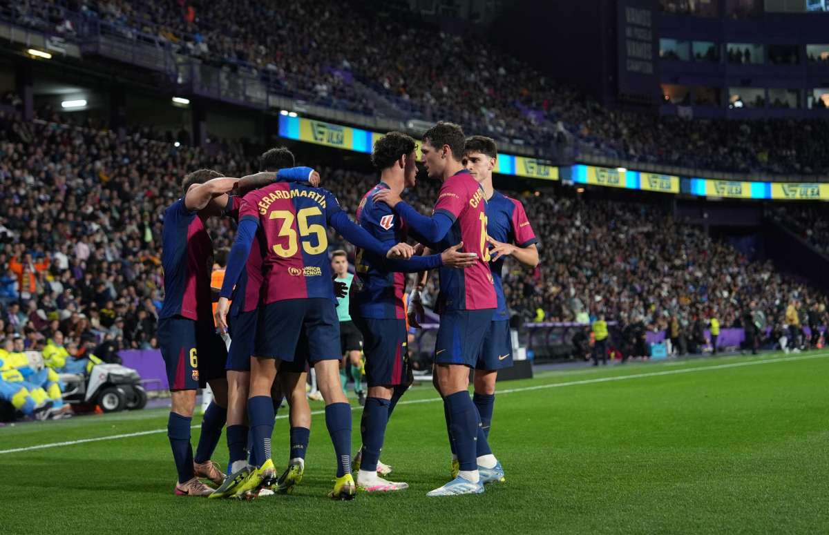El Barcelona remonta (1-2) y conquista un trozo de título en Valladolid El Barcelona remonta (1-2) y conquista un trozo de título en Valladolid