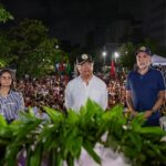 El ministro Benedetti y la Directora del Dapre, los escuderos de Petro en su primer Cabildo popular en Barranquilla