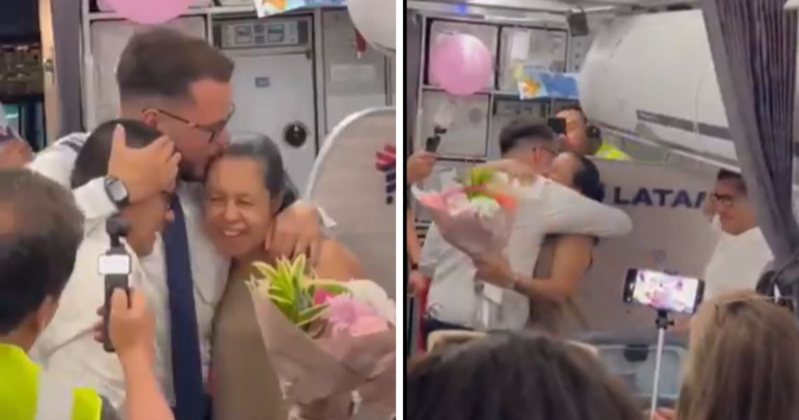 El piloto de Latam que hizo llorar a los pasajeros con un mensaje dedicado a sus padres El piloto de Latam que hizo llorar a los pasajeros con un mensaje dedicado a sus padres