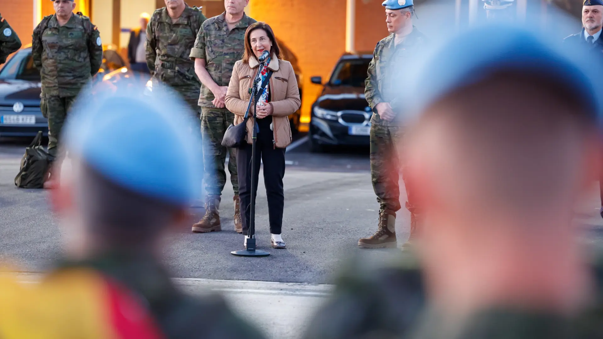 Robles despide al contingente militar con destino a la misión de la ONU en Líbano Robles despide al contingente militar con destino a la misión de la ONU en Líbano
