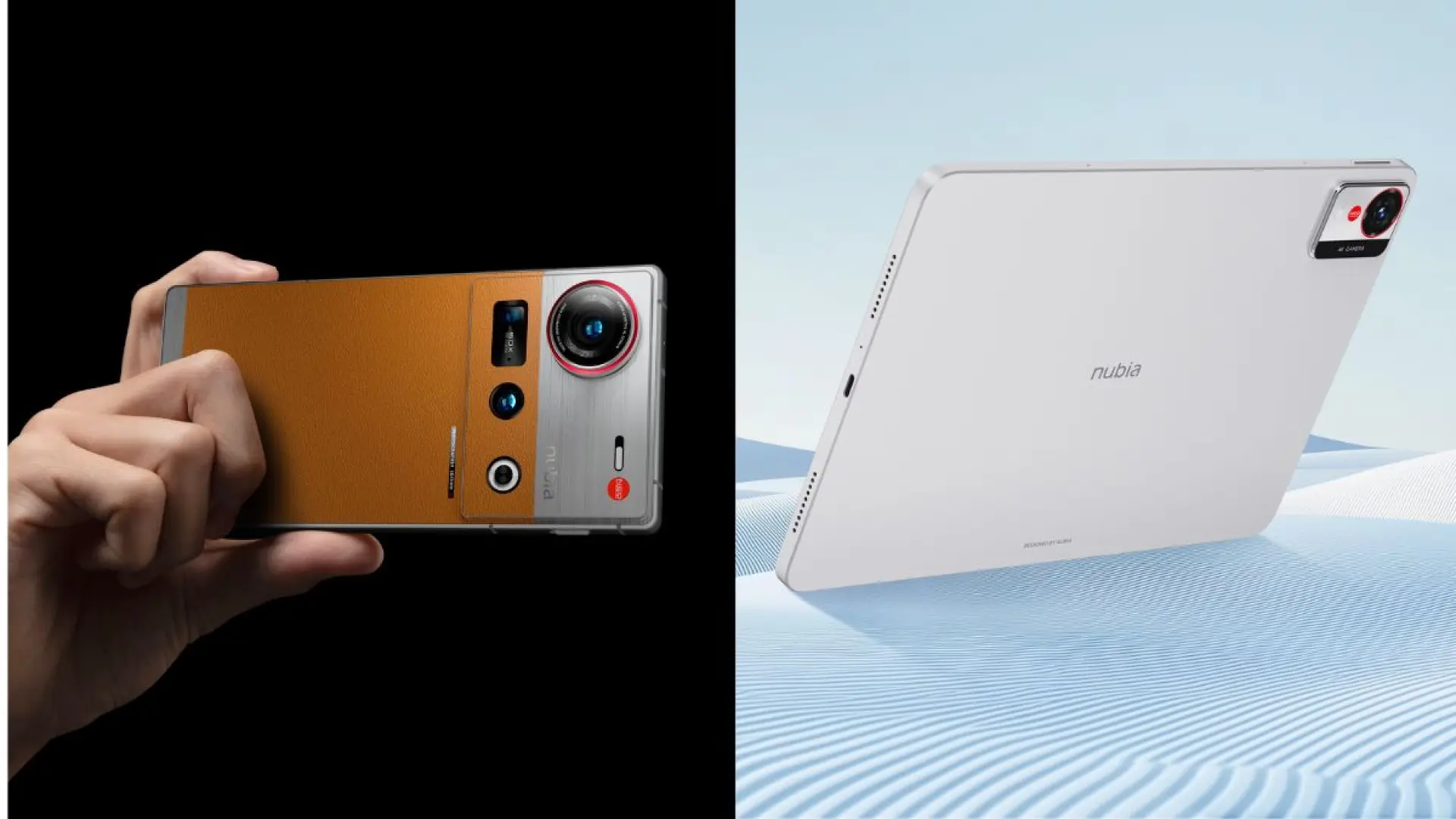 así es el nubia Z70S Ultra y la tablet nubia Pad Pro