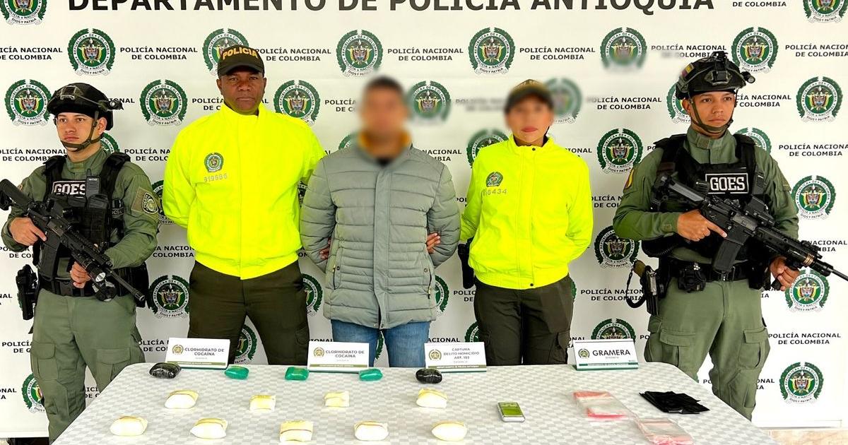 Capturan a alias “Keny”, presunto asesino en Andes, Antioquia
