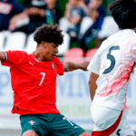 La emotiva reacción de Ronaldo al debut de su hijo con la selección de Portugal