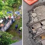 Conductor de camión murió al caer al vacío desde un puente en San Luis