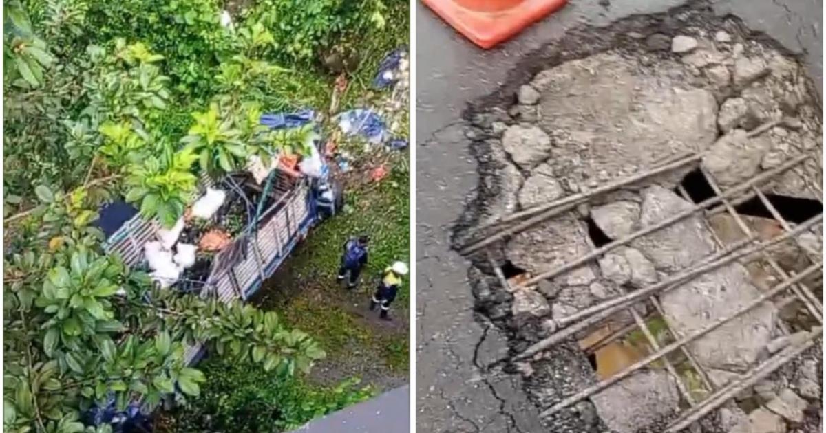 Conductor de camión murió al caer al vacío desde un puente en San Luis