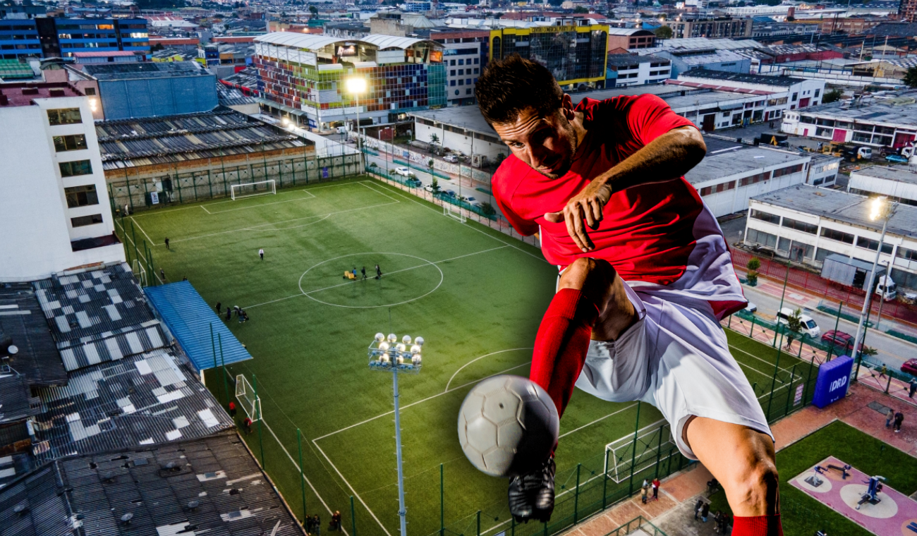 Cuatro parques estrenan canchas: partidos ya no serán a poca luz Cuatro parques estrenan canchas: partidos ya no serán a poca luz
