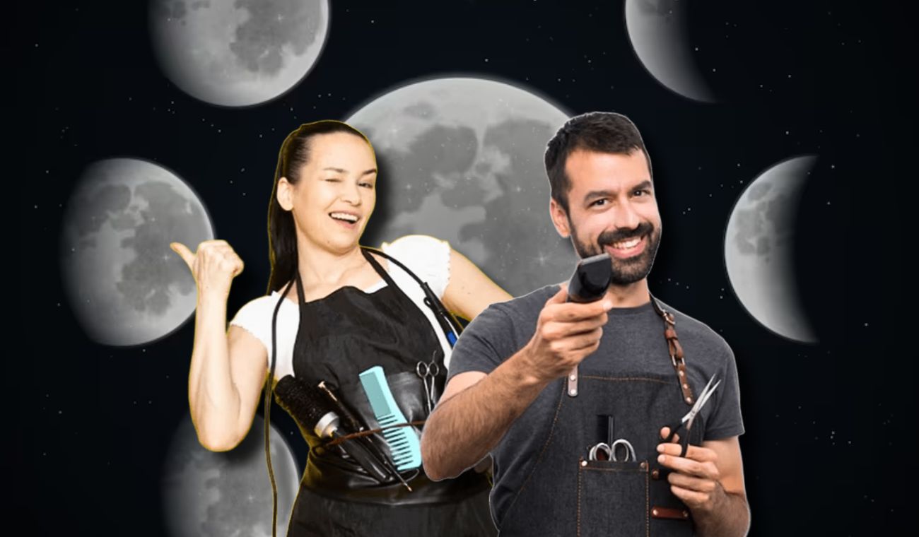 Calendario lunar de junio 2025 para cortarse el cabello