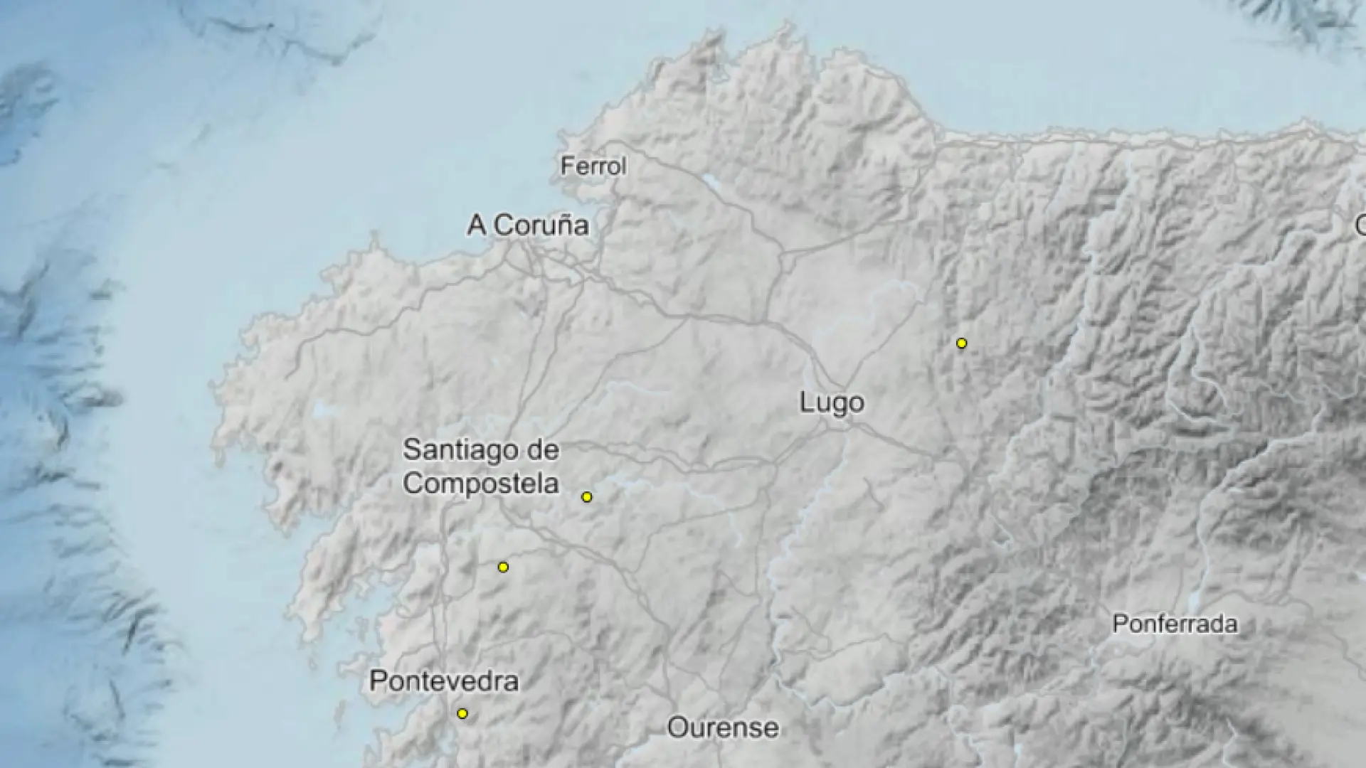 registrados cuatro terremotos en varios municipios de Pontevedra y Lugo