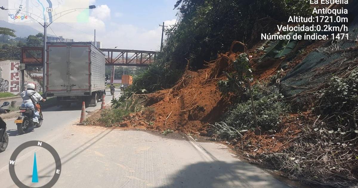Variante a Caldas en peligro por deslizamientos: piden ayuda de la UNGRD Variante a Caldas en peligro por deslizamientos: piden ayuda de la UNGRD