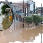 El pueblo antioqueño que está quedando sepultado por las aguas del río Nechí