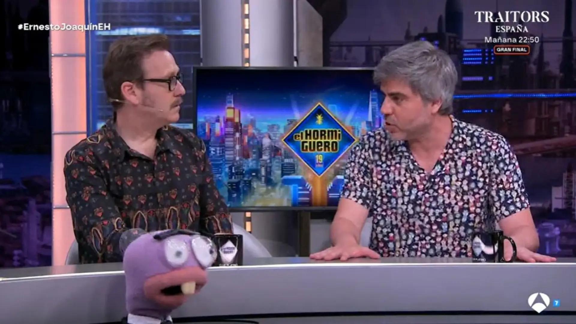 Ernesto Sevilla y Joaquín Reyes hacen un llamamiento en ‘El Hormiguero’ para encontrar a la persona que les hizo virales