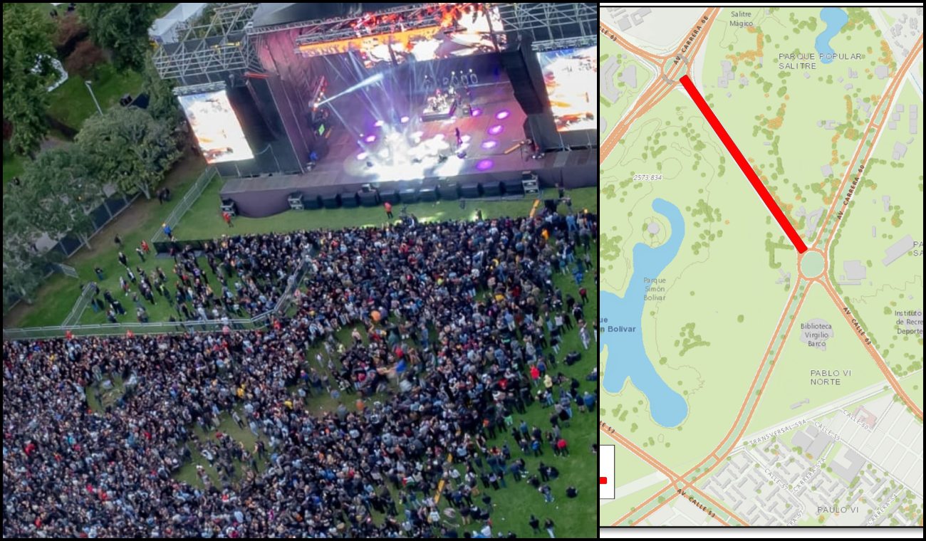 Rock al Parque 2025: cierres y desvíos, domingo 22 de junio