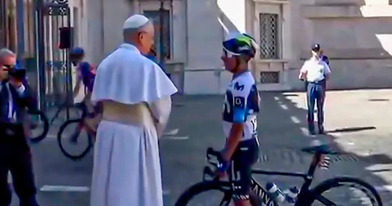 el emocionante encuentro que unió fe, ciclismo y orgullo nacional
