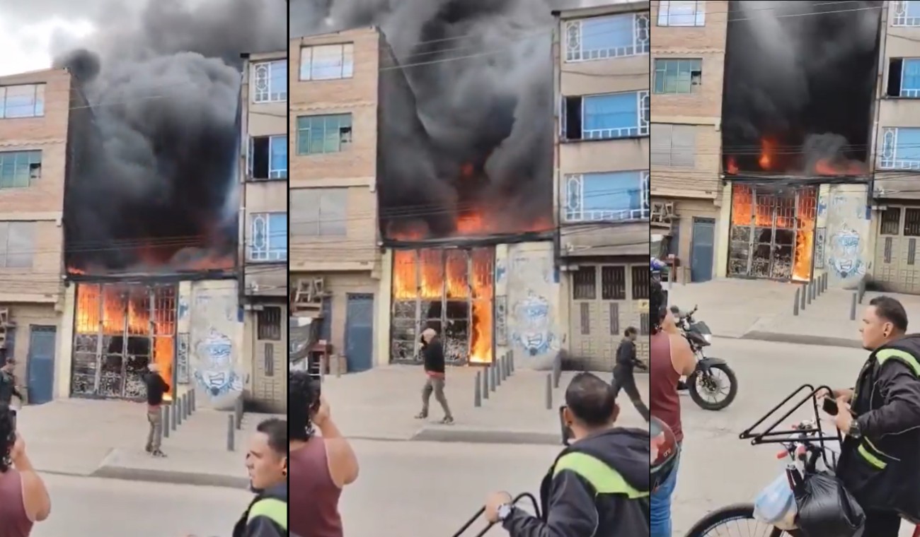 Incendio en el barrio Dindalito, de Kennedy [Video]
