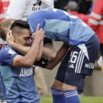 Millonarios le ganó a Santa Fe de la mano de Falcao en la Liga BetPlay