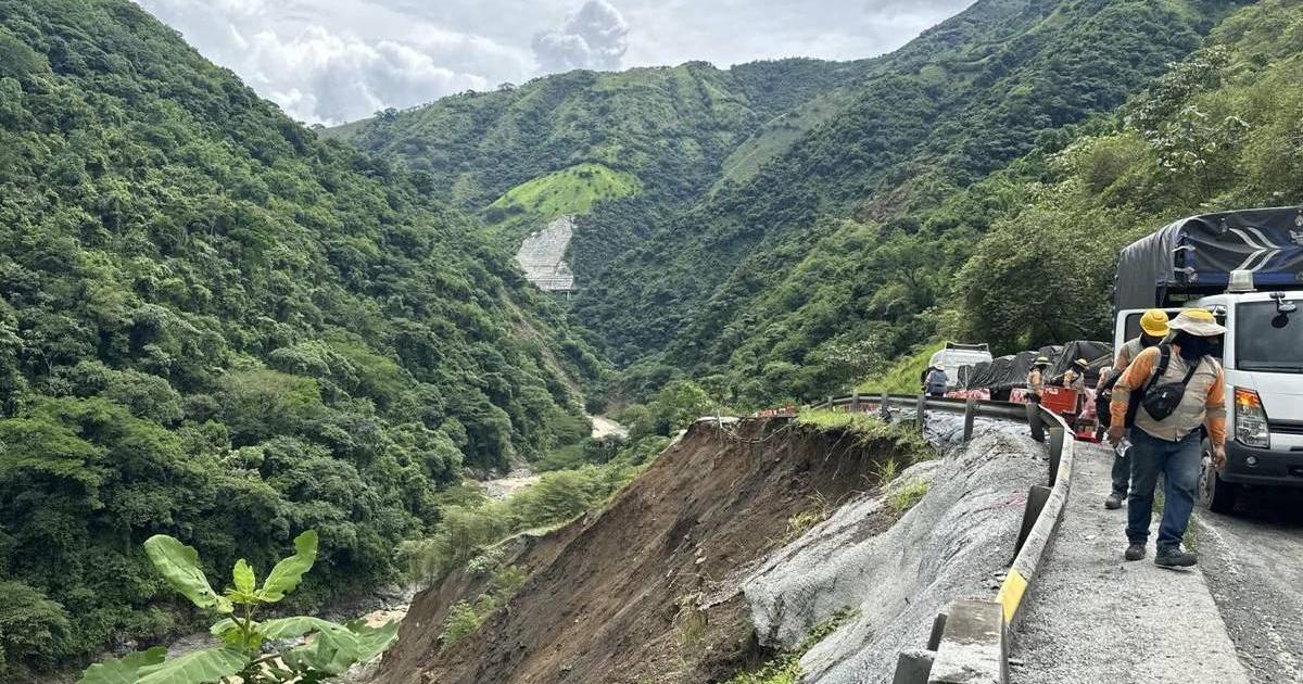 Noticia Antioquia: Cerrada la vía Bolombolo – Sinifaná por pérdida de banca