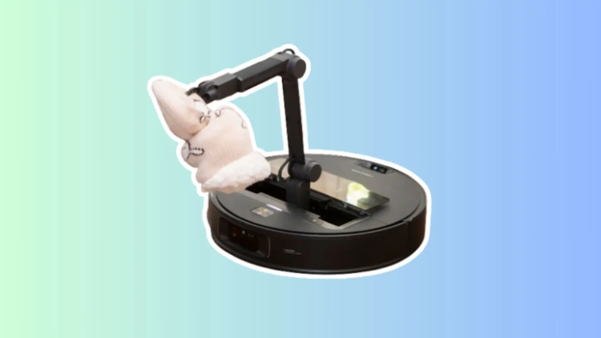 tener un robot aspirador con brazo es otro nivel (aunque no siempre acierta)