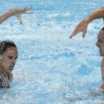 Dennis González y Mireia Hernández se cuelgan la plata en la final del dúo técnico mixto del Mundial de Singapur
