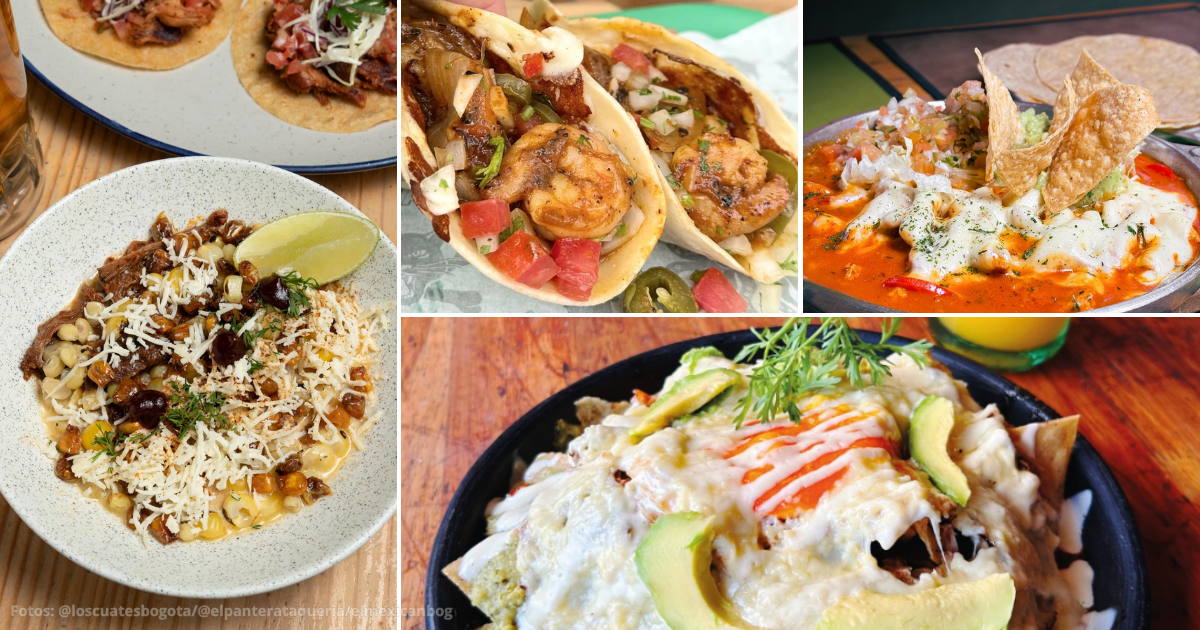 Estos son los cinco mejores restaurantes de comida mexicana en Bogotá