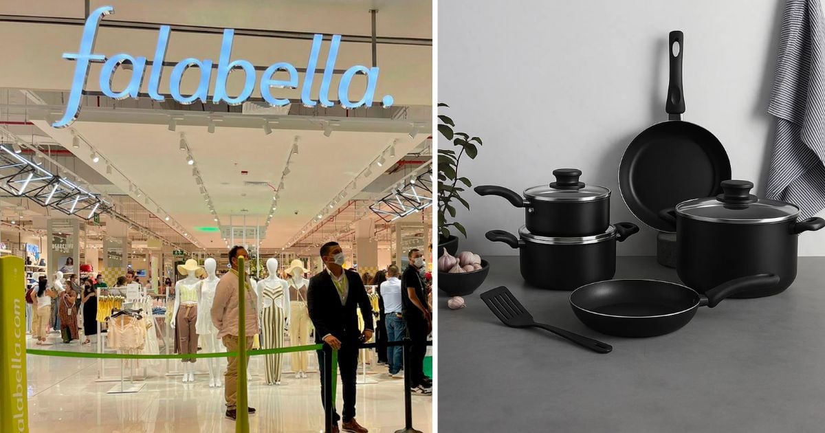 La increíble batería de ollas que está a mitad de precio en Falabella, es de 38 piezas