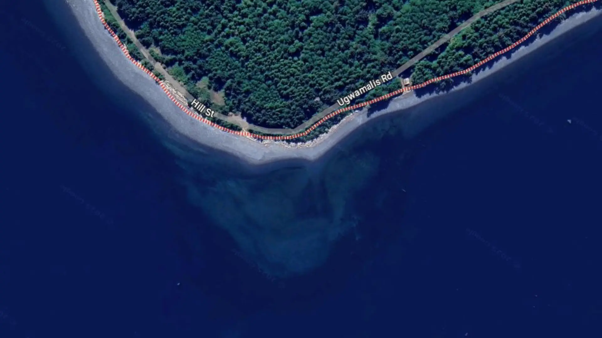 La misteriosa ‘calavera’ sumergida bajo una isla en Canadá descubierta por usuarios de Google Maps