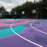Noticias Medellín: Renuevan cancha polideportiva en la comuna 13