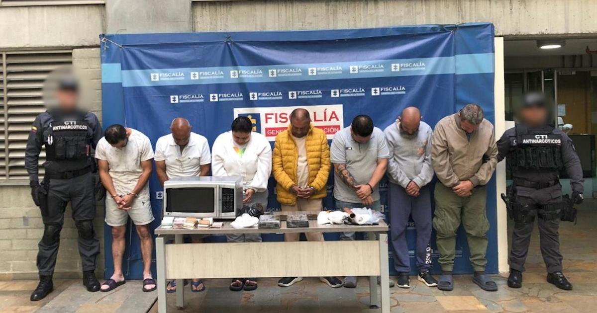 Noticias Medellín: Ocho asegurados por tráfico internacional de drogas