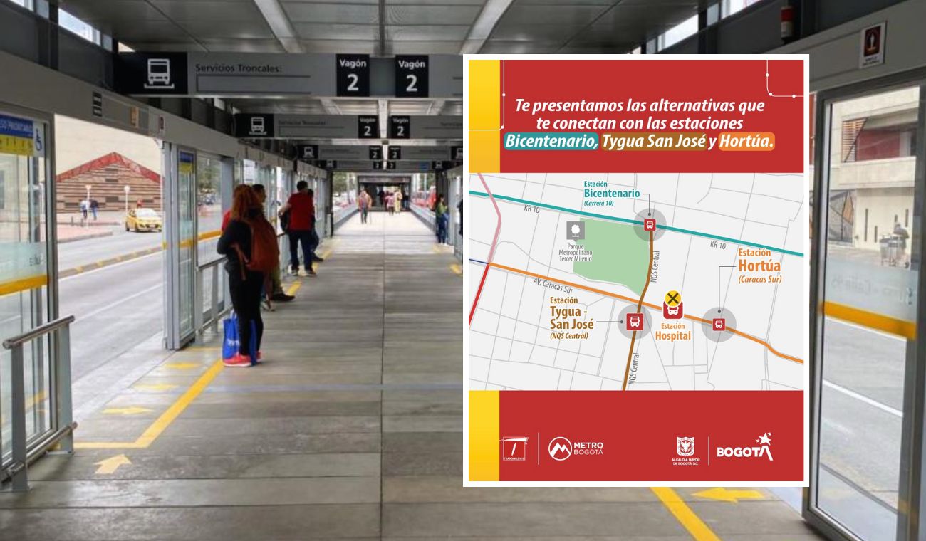 TransMilenio cierra estación Hospital: rutas para no dar tanta vuelta